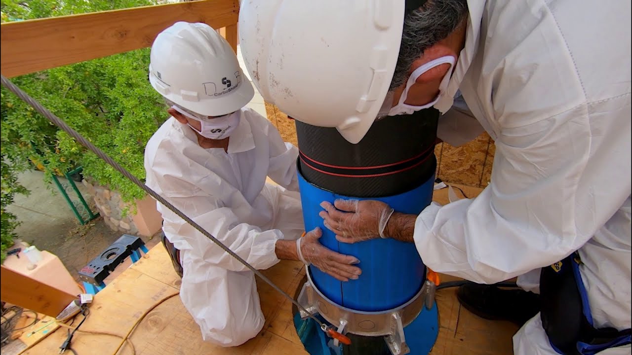 CarboShield Pile Repair System: Durable rehab of bridge and marine piles