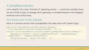 How to Disable Multiple Payment Gateways for Specific Shipping Methods in WooCommerce