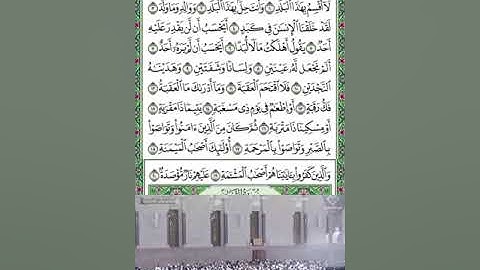 سورة البلد قراءة الشيخ احمد بن طالب