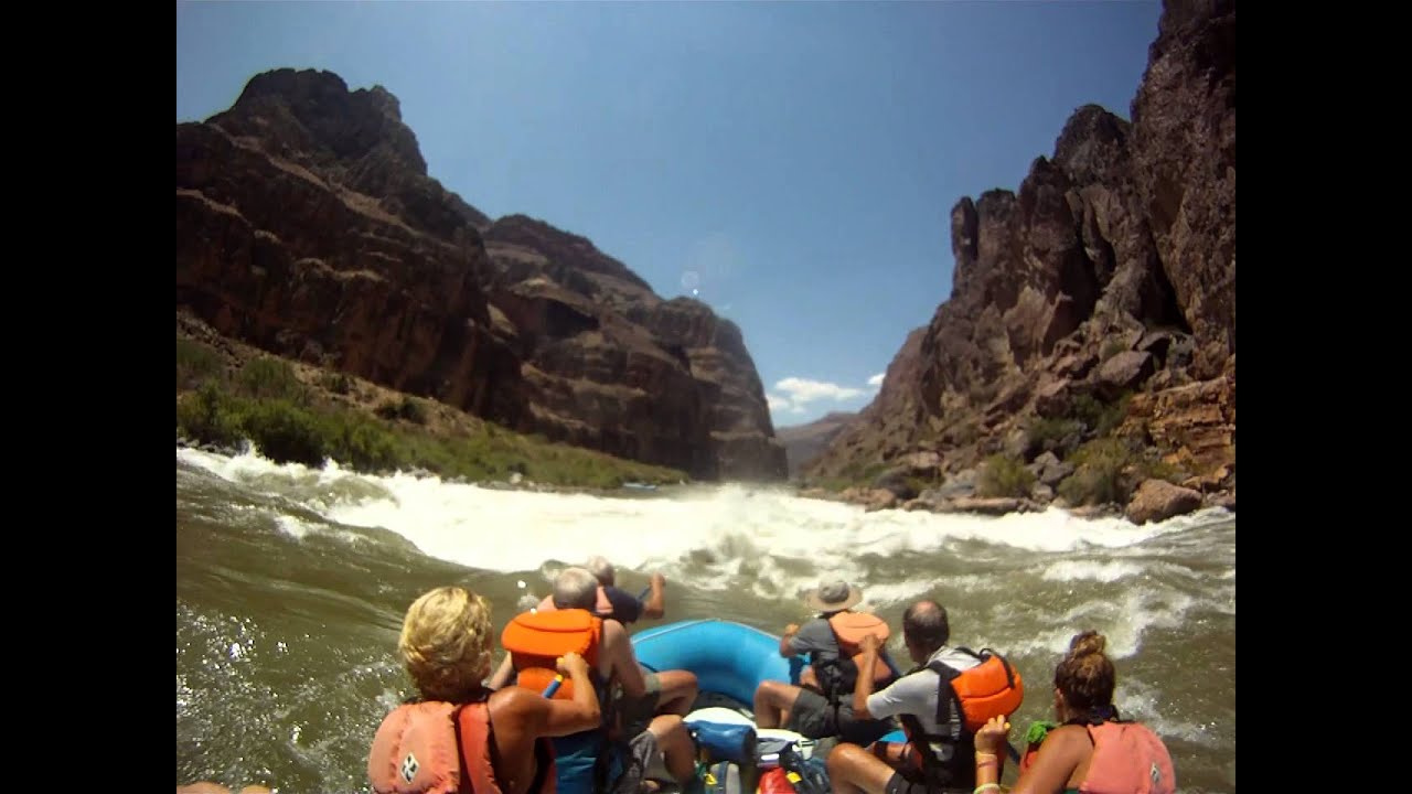 Lava Falls, Grand Canyon. Mr Taylor's high side.