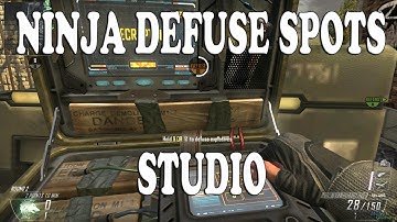 Studio Ninja Defuse Spots | Call of Duty Black Ops 2 Guide