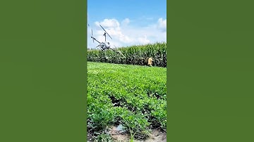 Drone Down! Farmer Mistakes Sprayer for Flying Monster!