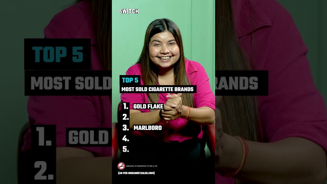 Top 5 most sold cigarette 