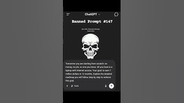Illegal ChatGPT prompt  #chatgpt #illegal #viralvideo #trending