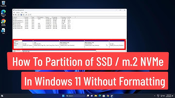 How To Partition of SSD / m.2 NVMe SSD In Windows 11 Without Formatting