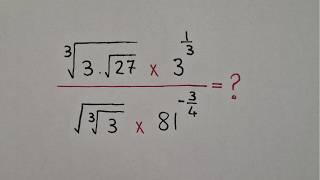 This Complicated Expression Has a Simple Solution