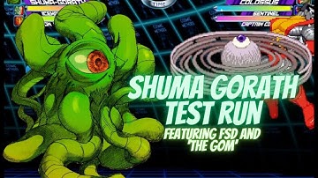 MvC2 - Shuma Gorath Test Run (FSD and 