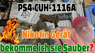 PS4 Nikotin Gerät 😱 bekomme ich sie wieder sauber