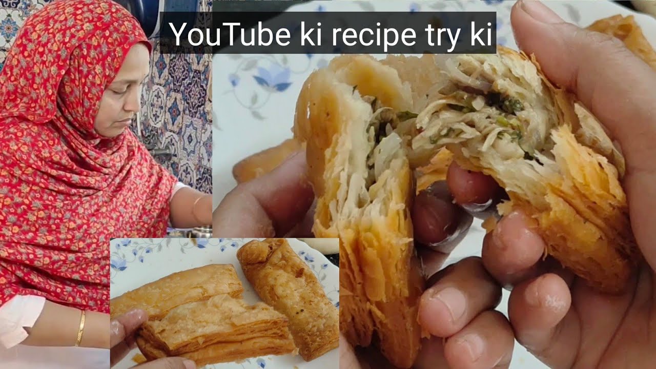 YouTube se recipe try ki  