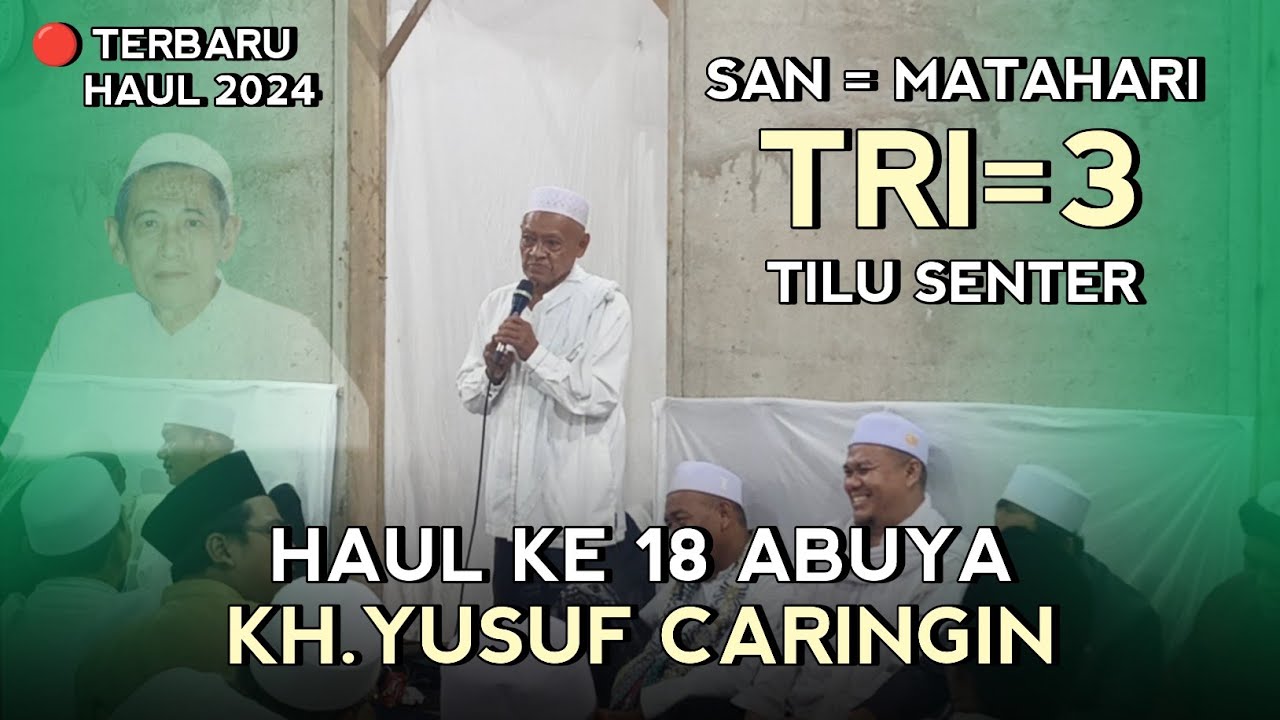 Sambutan Lucu Kh.Aspuri Korelet | Haul Abuya Kh Yusuf Bin Sa'id Caringin Ke 18