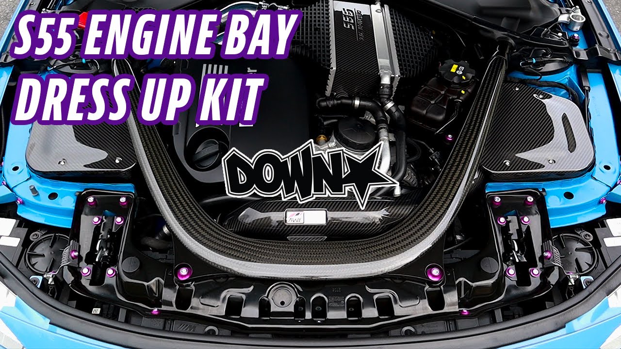 Downstar BMW F8X Dress Up Kit (M2C/M3/M4) Engine Bay Redemption Part