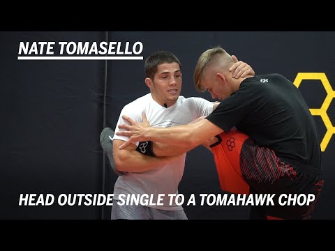 Head Outside Single to a Tomahawk Chop: Wrestling Moves with Nathan Tomasello | RUDIS