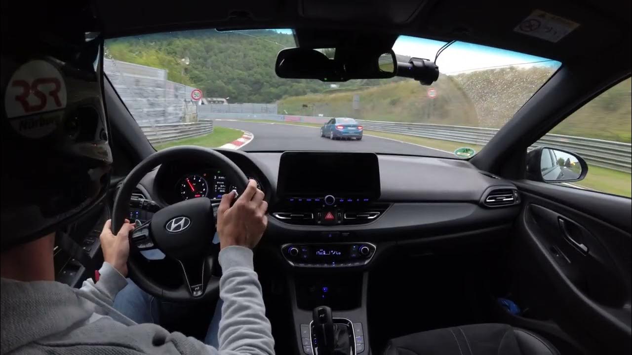 Nurburgring Hyundai i30 DCT wet lap - YouTube