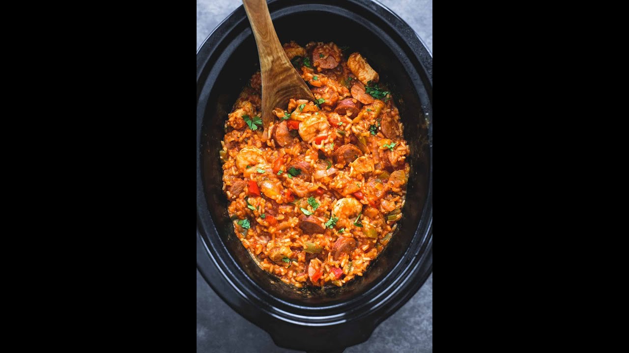 Foodie Favorites | Crockpot Jambalaya - YouTube