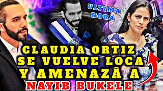 !Bombazo¡ Claudia Ortiz Amenazâ a Nayib Bukele Si Renuncia a Los 6 Meses Y Regaña a Periodistas 😡