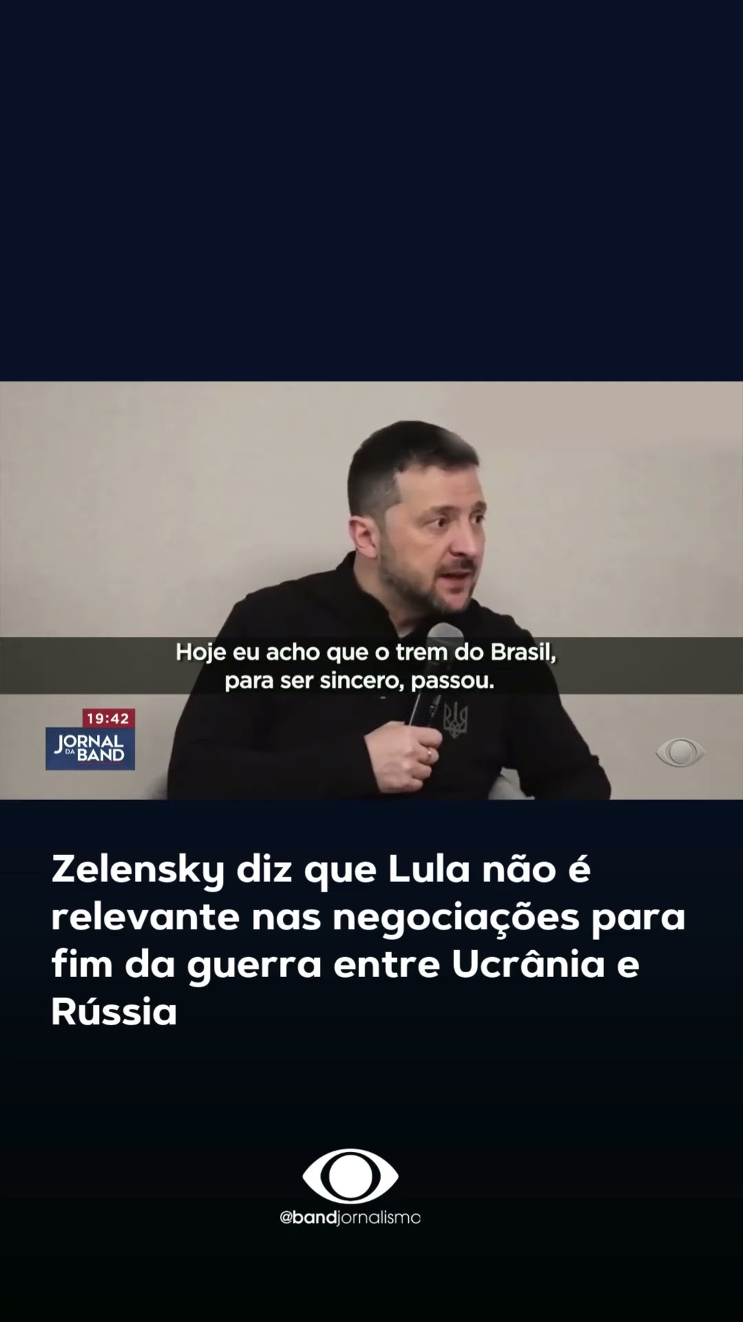 Zelensky diz que Lula não é relevante em negociações sobre Ucrânia #shorts