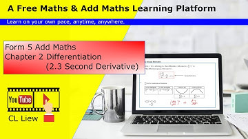 KSSM Form 5 Add Maths Chapter 2 (2.3 Second Derivative)