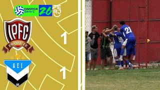 CARIOCA SÉRIE C 2026 - TAÇA WALDIR AMARAL - 5ª RODADA - ITABORAÍ PROFUTE 1X1 INDEPENDENTE