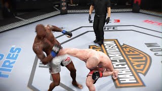 EA SPORTS UFC 3. Que luta equilibrada tive que me supera pra ganha kkkkkkk