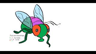Wie man eine Fliege zeichnet