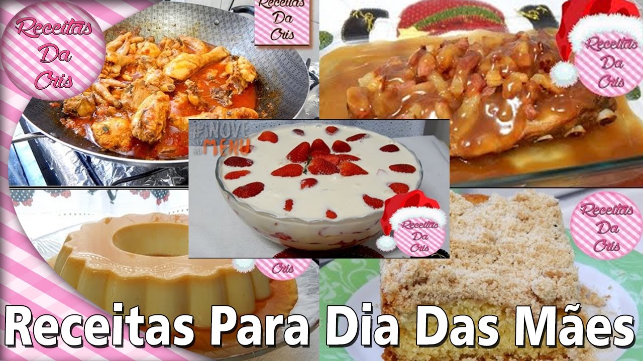 [ESPECIAL DIA DAS MÃES] – DICAS DE RECEITINHAS PARA O DIA DAS MÃES | RECEITAS DA CRIS