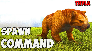 Thylacoleo ARK Spawn COMMAND | How To Summon THYLACOLEO Ark CODE 2023