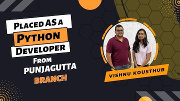 Student placement journey as a Python developer by JSpiders | Pyspider |Hyderabad Punjagutta