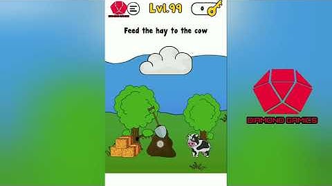 Trick me Level 99 feed the hay to the cow