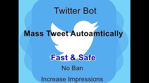 Mass Tweet Twitter Bot Tweet With Multiple Mass Twitter Accounts #twitterbot #tweetattackspro