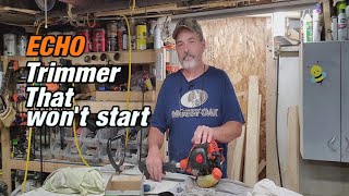 ECHO GT- 225 Weed Trimmer That Won't Start /Making Extra Money/small engine repair Net Worth