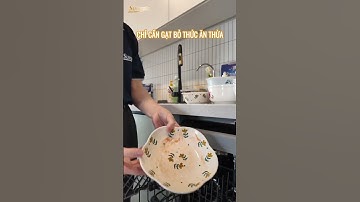 CÓ CẦN TRÁNG QUA BÁT ĐĨA TRƯỚC KHI CHO VÀO MÁY #shorts #kitchen #mayruabat #ruabat #sach