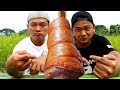 BACKYARD COOKING | LECHONG PORK BELLY MARK AND MILLER VERSION | MUKBANG