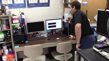 Biomechanics lab how to calibrate and run the force plate video 2