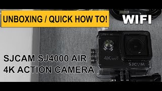 SJCAM SJ4000 AIR - Action Camera UNBOXING / QUICK HOW TO DO screenshot 5