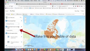 How to join data to a polygon layer in ArcGIS Online
