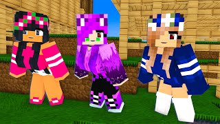 TOCA TOCA FIRST MEET DARLING OHAYO APHMAU, PINK AXOLOT, ZOMBIE GIRL - MINECRAFT ANIMATION #shorts