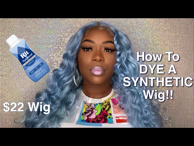 How To StoveTop Dye Synthetic Wig Ombré Colour?? W Rit Dye