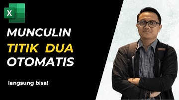 Cara memunculkan titik dua otomatis dan rata kanan