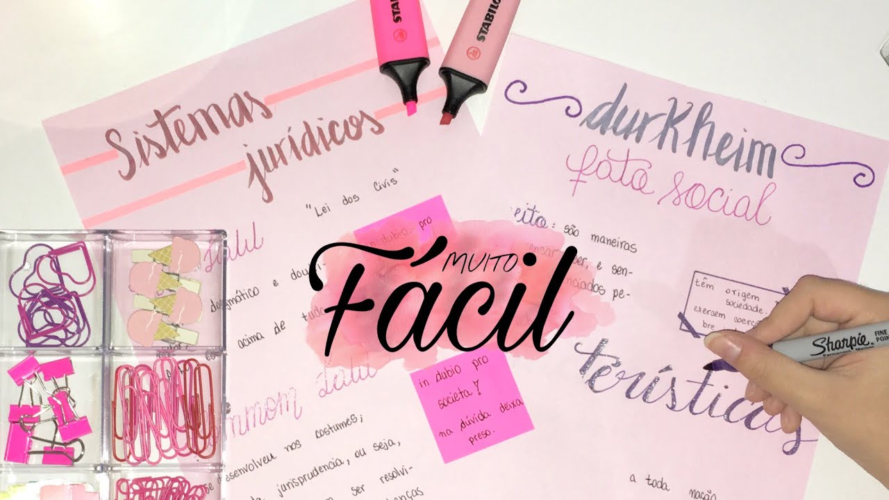Como faço meus resumos | tutorial completo!