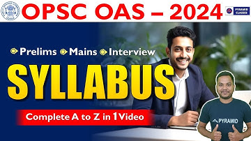 oas syllabus 2025 | opsc examenvoorbereiding | nieuwe opsc syllabus 2025 | examenpatroon | Pyrami...