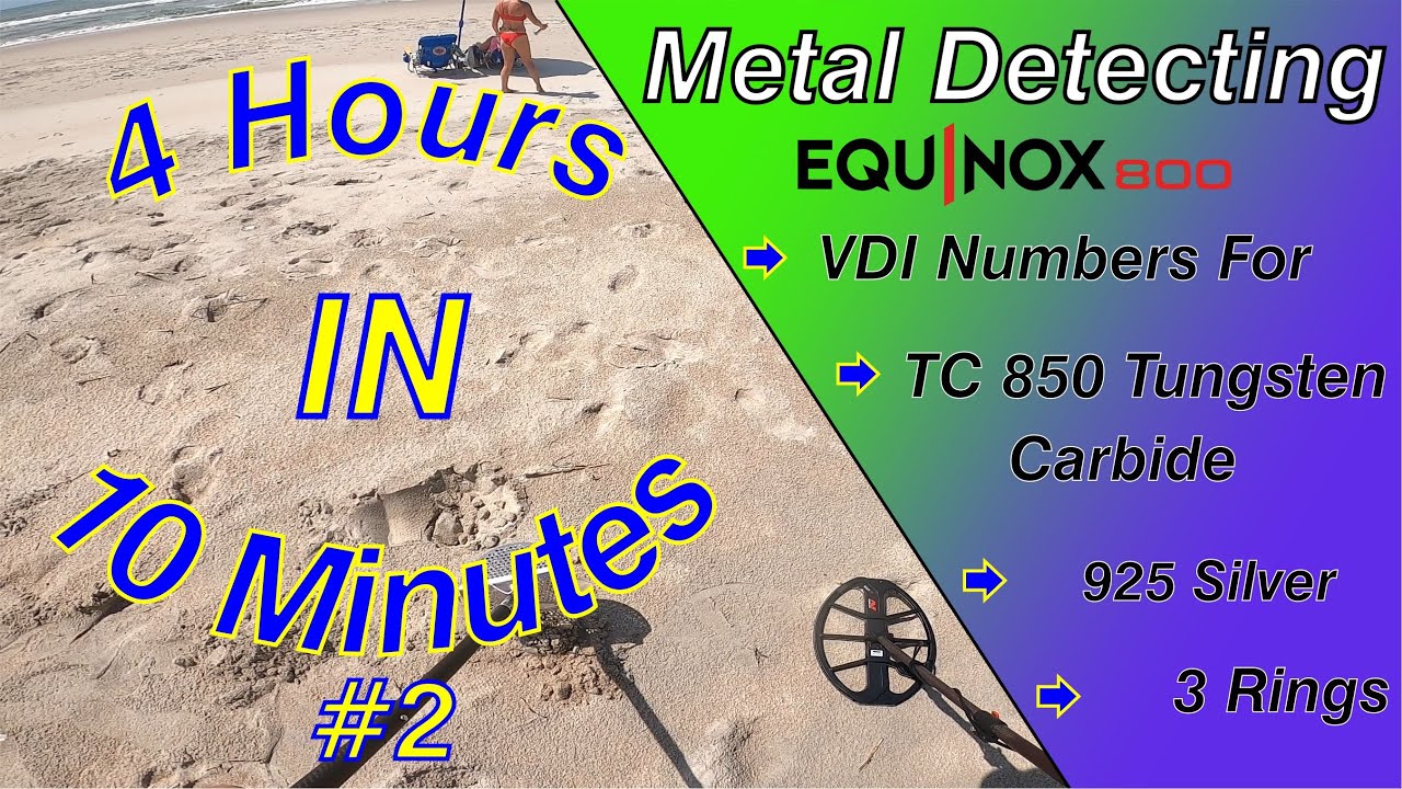 Metal Detecting Topsail Island, NC Minelab Equinox 800 Beach Treasure