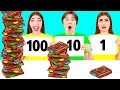 100 تحدي طبقات الطعام #5 CRAFTooNS Challenge