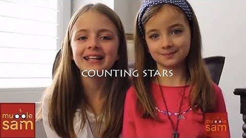 Sophia and Bella - COUNTING STARS (One Republic Cover) Live on Mugglesam