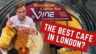 Eating a FULL ENGLISH BREAKFAST at LONDON'S BEST CAFE!