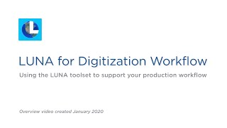 LUNA for Digitization Workflow