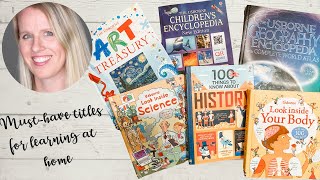 Must have Usborne Books & More titles for homeschooling or distance learning