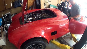 Factory Five Roadster (AC Cobra Replica) Coyote 5.0 First Start