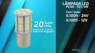 Kit de Lâmpadas LED P21/5W 2 Polos - Innovalite