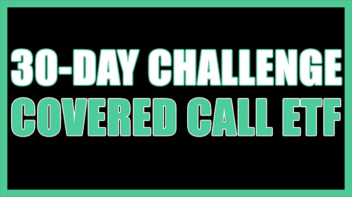 Investing In A Covered Call ETF | 30-Day Challenge | Simple Option Trading