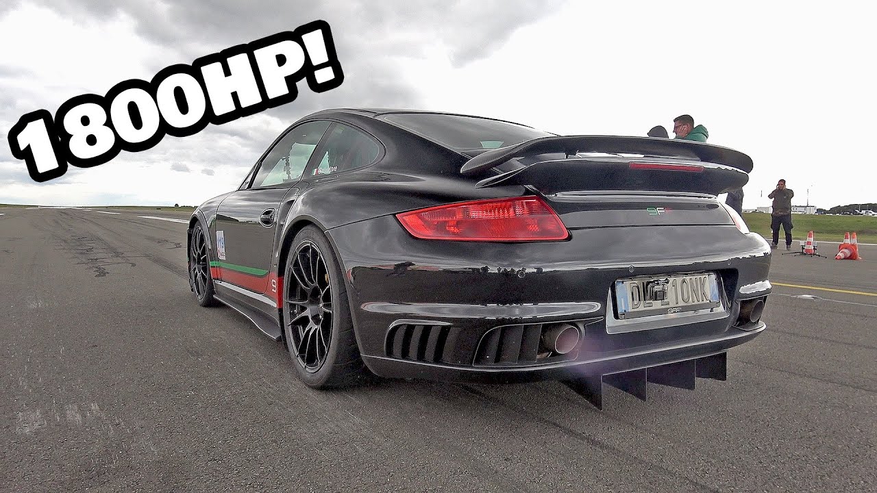 1800HP Porsche 9FF 911 GT2 Turbo Acceleration Salvatore 0-352 KM/H (219MPH) WORLDS FASTEST 997!